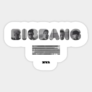 BIGBANG MADE Typography Sticker